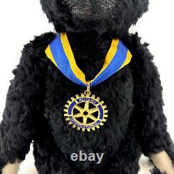 Steiff 661440 Rotary Club International Teddy Bear 2004 / 2005 Limited Mohair