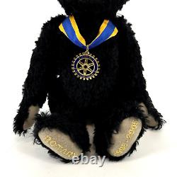 Steiff 661440 Rotary Club International Teddy Bear 2004 / 2005 Limited Mohair