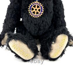 Steiff 661440 Rotary Club International Teddy Bear 2004 / 2005 Limited Mohair