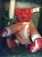 Steiff 7 Baby Alfonzo Red Plush Mohair Teddy Bear Limited Edition 1995