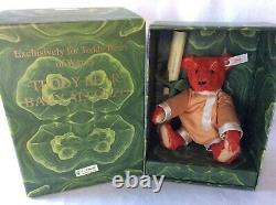 Steiff 7 Baby Alfonzo Red Plush Mohair Teddy Bear Limited Edition 1995
