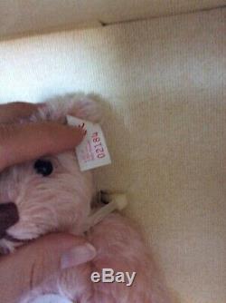 Steiff 9 Japan Baby Masako Curly Rose Mohair Teddy Bear Limited Edition