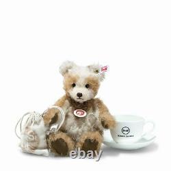Steiff Benotime Teddy Bear Ean 0065224 Cream/brown Mohair-limited Edition