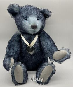 Steiff Blue Mohair Teddy Bear 66601 Forget Me Not 02992 Jointed