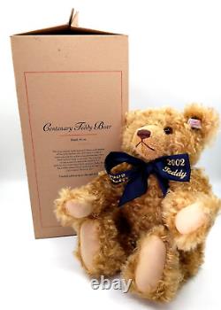 Steiff Centenary Teddy Bear, Blond Mohair 44 cm 17 2002 Ltd. Ed. WithBox VG Cond