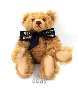 Steiff Centenary Teddy Bear, Blond Mohair 44 cm 17 2002 Ltd. Ed. WithBox VG Cond
