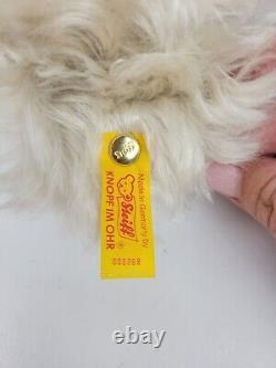 Steiff Classic Blonde Jointed Teddy Bear 15 Genuine Mohair w sound #005268
