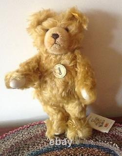 Steiff Classic Teddy Bear Ean 005206 Gold Curly Mohair Bear, Jointed 28 Cm/11