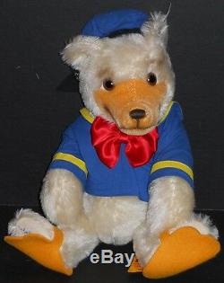 Steiff Donald Duck Bear Walt Disney Doll & Teddy Convention Nmib
