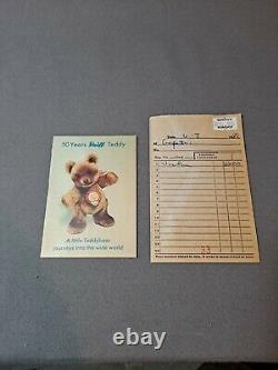 Steiff Jackie the Teddy Bear EAN 0190/35 LTD EDITION 14 WithCERTIFICATE 1988