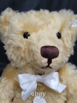 Steiff Jointed Teddy Boy Bear 404320 with Tags 19 Curly Mohair 1905 replica