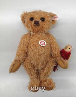 Steiff Mohair Alexander Teddy Bear with Parrots 34cm Limited to 1500 Boxed Rare