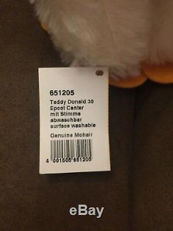 Steiff Mohair Teddy Donald Duck 651205 15 Tall Signed 1993