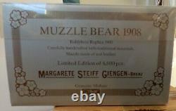 Steiff Muzzle Bear White Teddy MIB 13 Limited Ed. 1908 Replica 1990 P2100