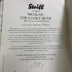Steiff Nicolas The Lucky Bear Limited Edition Ladybug Teddy Stuffed Animal Mohai