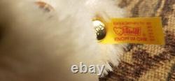 Steiff Ophelia Teddy Bear 16 cm White Mohair Historic Miniature EUC All Tags