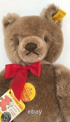 Steiff Original Teddy Bear Plush 0202/36 West Germany Signed Jointed 13 Tall
