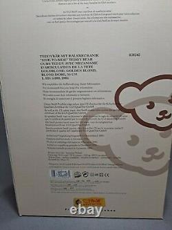 Steiff Side To Side Teddy Bear Blonde Mohair Mib Ean 038242 Jointed 14in Limited