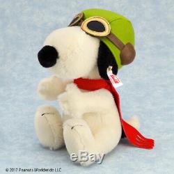 Steiff Snoopy Peanuts Flying Doll Ace 1500 limited Teddy Bear Mohair Plush