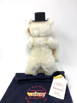 Steiff Snowman Teddy Bear Four Seasons Series Mohair 14.1 inches (36 cm) -NEW