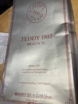 Steiff Teddy 1907 Brown 70. Faithfull Repro For Collectors