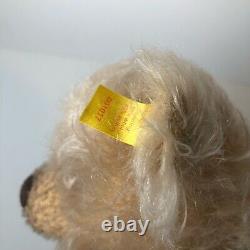 Steiff Teddy Bear #001017, Cream and Brown Mohair, 14 Tall, with Tags