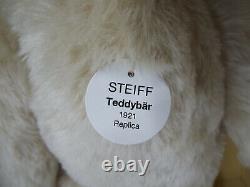 Steiff Teddy Bear 1921 White 40 Replica 1996 New in Box