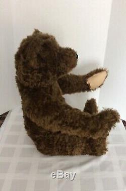 Steiff Teddy Bear 27 Brown Mohair 1907 Replica 1993 Limited Edition (Growler)