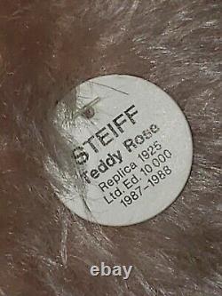 Steiff Teddy Rose 1925 Replica 1987-1988
