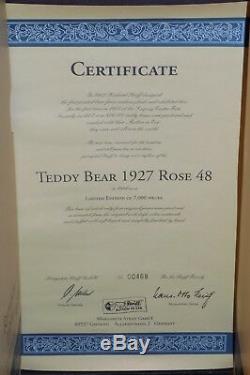 Steiff Teddy Rose Bear 1927 Replica Mohair And Growler 407192 Ltd Ed Nmib