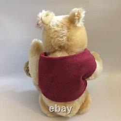 Steiff Winnie The Pooh Disney, Mohair Teddy Bear With Tags 03611