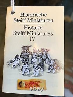 Steiff Zotty Teddy Bear 1960 Historic Miniature IV 029967 1995-2002 New 6
