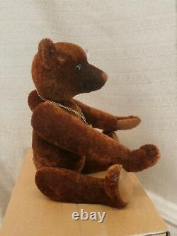 Steiff mohair Teddy Bear NANDO 30cm mint condition LE 5 / 1500 RUST 035166