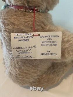 Steve Schutt Mohair Teddy Bear Walker