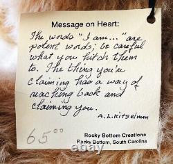 TEDDY BEAR Heart N' Sole Rocky Bottom South Carolina Custom Handmade by SPARKS