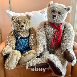 TWO Mohair Artist Teddy Bears by Pat Murphy Bears, 32-inch, 24-inch, OOAK