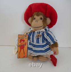 Teddy Bear Artist Jody Battaglia Miss Dilly Dally Monkey 4-1/4 Rare 1st Ed/110