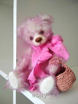 Teddy Bear Flamingo Teddy OOAK by Voitenko Ukraine