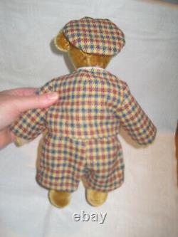 Teddy Roosevelt mohair Teddy Bear, Artisan made by Margaret Nett