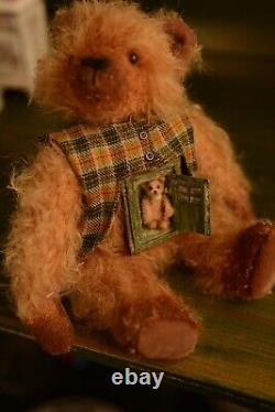 Teddy bear with a secret door OOAK