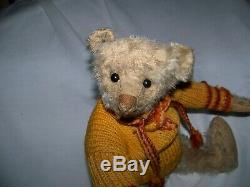 Very Early Teddy Made By Steiff Pewter Blank Button