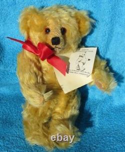 Vintage 12 Mohair Teddy Bear Deans Rag Book Neil Miller Le 3 Rare Tags Uk Cute