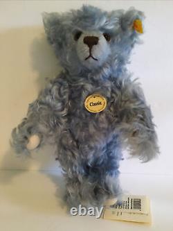 Vintage 12 Steiff 005060 Light Blue Teddy Bear Growler Mohair Germany