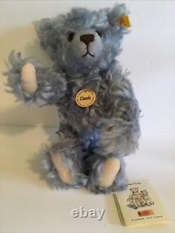 Vintage 12 Steiff 005060 Light Blue Teddy Bear Growler Mohair Germany