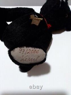 Vintage 15 Althans Black Mohair Teddy Bear Gunther Kessel