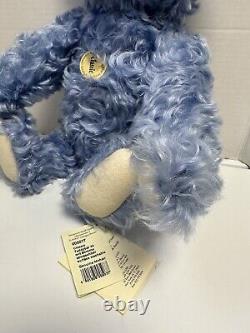 Vintage 16 Steiff 005077 Light Blue Toy Teddy Bear Growler Mohair Germany