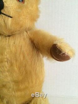 Vintage 1950's Musical Mohair TEDDY BEAR 15 Toy CHAD VALLEY CO LTD Works Fine