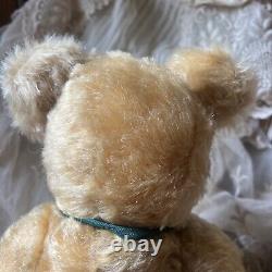 Vintage 1950s Steiff Teddy Bear Hump Back Growler 17 Blonde Mohair Vintage
