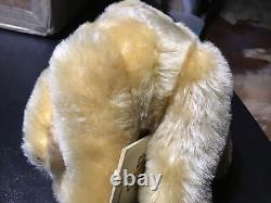 Vintage 1993 10 Blonde Mohair Steiff Teddy Bear 1909 Classic 000355