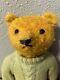 Vintage 19 Fully Jointed Straw Stuffed Possible Steiff Mohair Teddy Bear